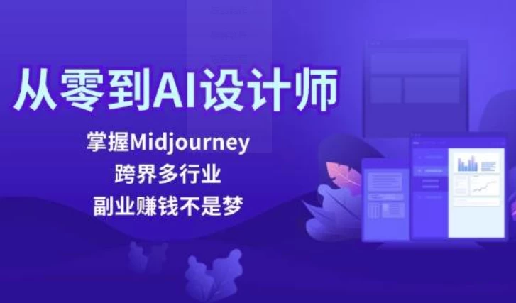 Midjourney实战课：跨界多行业副业赚钱指南-夸夸软件库